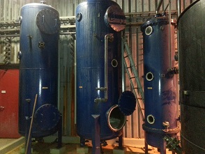 Stalen Filtertank 1.000 liter tank nummer 150610